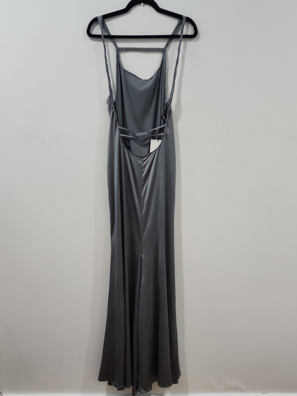Jacquemus La Robe Mentalo Satin-Twill Long Dress (SZ 42) - Picture 6 of 16